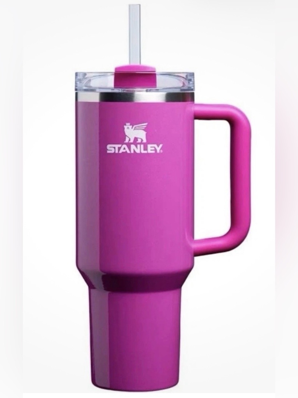 Stanley Pink Punch Shimmer Insulated Travel Mug Rare LE NWT 30oz